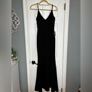 NWT Lulu's Classic Black Evening Dress